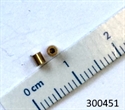 Wireklemmer i sølv forgyldt 2.5 mm