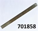 Lineal i stål 30 cm lang, bredde 2.5 cm