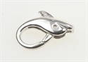 Delfinlås 13 mm sølv