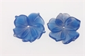 Blå Agat Blomst 18 mm